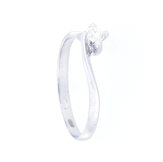 Anello Bliss Donna in Oro bianco Diamante 0.05 Ct 20117033 - 20117033